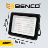 โคมไฟสปอร์ตไลท์ LED 300 วัตต์ จำนวน 8 กล่อง