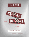 YTD-FM-Hairclip ( 2 Right side / 2 Left side )