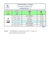 ตารางสอบภาคเรียนที่ 1 ปีการศึกษา 2568