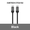 สายชาร์จซิลิโคน_Type_C_CUKTECH_CTC615U_6A_240W_BK