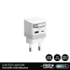 หัวชาร์จเร็วพร้อมสาย CUKTECH AD653W GaN 65W