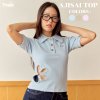 THADA.CO I "AJISAI POLO TOP"