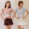 THADA.CO l “HARU TOP” เสื้อเซ็ตเลเยอร์ลายดอกไม้
