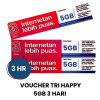 Voucher TRI Happy 5GB 3 HARI