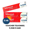 Voucher Telkomsel 5,5GB 5 HARI