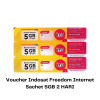 Voucher Indosat Freedom Internet 5GB 2 HARI