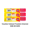 Voucher Indosat Freedom Internet 3GB 28 HARI