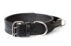 Leather Tactical military dog collar with handle, Black Size: 25.6 inches  ( DP21 )