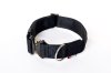 ( 18 - 20 inch ) Black Leather collar with handle DP36