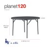 ZOWN - โต๊ะกลม Planet-120