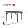 ZOWN - โต๊ะกลม Planet-160