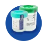 Specimen Container 90 ml , 120 ml Teal lid Sterile
