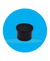 Sputum Cup (Black cup) บรรจุ 1000 ชิ้น
