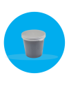 Sputum Container 40 ml. With Spoon ขนาดบรรจุ 100pcs.