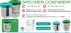 Specimen Container 90 ml , 120 ml Teal lid Sterile