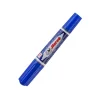 HORSE ปากกามาร์คเกอร์ รุ่น 2 หัว สีน้ำเงิน (แพ็ค 3)