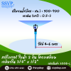 รัศมีการจ่ายน้ำ สปริงเกอร์ ใบน้ำ 2 ชั้น 300B-L