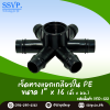 ข้อต่อเจ็ดทางแยกเกลียวใน PE ขนาด 1 นิ้ว x 16 มม. แพ็ค 10 ตัว