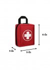 กระเป๋าปฐมพยาบาล รุ่น คอมแพค L ( 10 รายการ ) ( สีแดง )