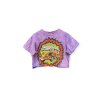 Crop Top Shirt Women Tie Dye Cotton Hippie Beach Van No Time Thailand