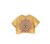 Cotton Crop Top Shirt Women Mandala Om Motif Yoga No Time Thailand