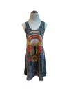 No Time Dress Yoga Butterfly Motif Thailand Cotton M