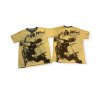 Vespa Motif Men T Shirt Weed Moto Vintage Hippie Cotton M