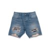 Pre-Indigoskin Washed Denim Shorts “Nippon Siam” Destroyer