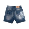 [Pre-Order] Indigoskin Washed Denim Shorts “Sea Of Life”