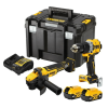 (เลิกผลิต) ชุดสว่านกระแทกและเครื่องเจียรไร้สาย 20V DEWALT รุ่น DCK2216P2T-B1 (DCD805+DCG409)