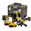 ชุด COMBO สว่านโรตารี่เเละเครื่องเจียรไร้สาย 20V DEWALT รุ่น DCK2751P2TA-B1 (DCH273+DCG4051)