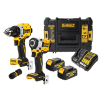 ชุดสว่านกระแทกไร้สายและบล็อกไร้สาย 20V DEWALT รุ่น DCZ294P2GTA-B1 (DCD806+DCF921)
