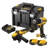 ชุดสว่านกระแทก เครื่องเจียร  DeWALT DCK2216P2T