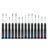BOSCH 1600A039PN PRO Precision Screwdriver PH/SL/TX/TH/H Set, 14 pcs