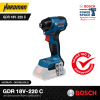 สว่านไขควงกระแทกไร้สาย 18V BOSCH รุ่น GDR 18V-220 C