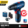 สว่านไร้สาย แบตเตอรี่ 2 ก้อน BOSCH GSR120-LI