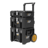 CAT DA41005 PLASTIC TOOL STORAGE BOX WITH WHEELS 3PCS