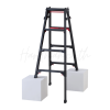 HASEGAWA RYRB-12 Black 4-Step Folding Ladder