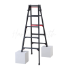 HASEGAWA RYRB-15 Black 5-Step Folding Ladder
