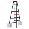 HASEGAWA RYRB-18 Black 6-Step Folding Ladder