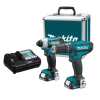 MAKITA CLX228X1 12V MAKITA Cordless Hammer Drill + Cordless Impact Driver Combo Set