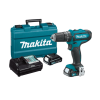 สว่านกระแทกไร้สาย 12 V MAKITA รุ่น HP333DWYE (พร้อมแบตเเละแท่นชาร์จ)