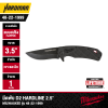 MILWAUKEE 48-22-1998 3.5" HARDLINE Smooth Blade Pocket Knife