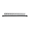 MILWAUKEE 48-22-9522 1/2" Drive 12-Point Metric Socket Set - 13 PC