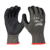 ถุงมือกันบาดเคลือบไนไตรล์ SIZE M / L MILWAUKEE รุ่น CUT 5 DIPPED GLOVES