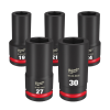 ลูกบล็อกกระแทกยาว 6P 3/4" เบอร์ 19-46 มม. MILWAUKEE