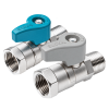 มินิบอลวาล์ว 1/2 นิ้ว 4 หุน SANWA รุ่น BV 15 MF