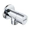 วาล์วเปิด-ปิดน้ำเซรามิค (สต๊อปวาล์ว) 1 ทาง 1/2″ SANWA Jet รุ่น CSV15-1W