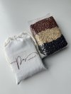 ของชำร่วยงานแต่ง Rice with Screen Bag ข้าว 3 สีพร้อมถุงผ้าสกรีนลาย