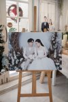 Premium Photo Canvas  ภาพพิมพ์แคนวาสงานแต่ง